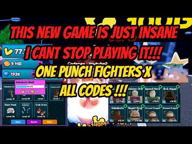 This New Game is Just Insane !!!! - One Punch Fighters X Release !!! All Codes + Free Auto Clicker