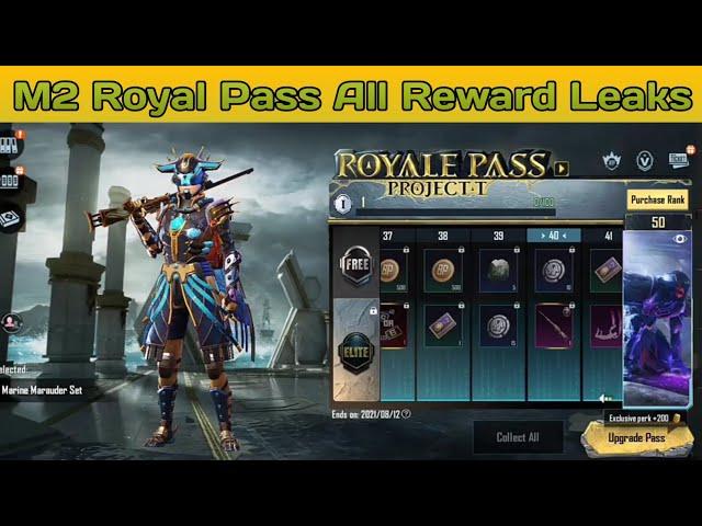 M2 Royal pass All Rewards Leaks | Rp 1 To 50 All Rewards | C1S1