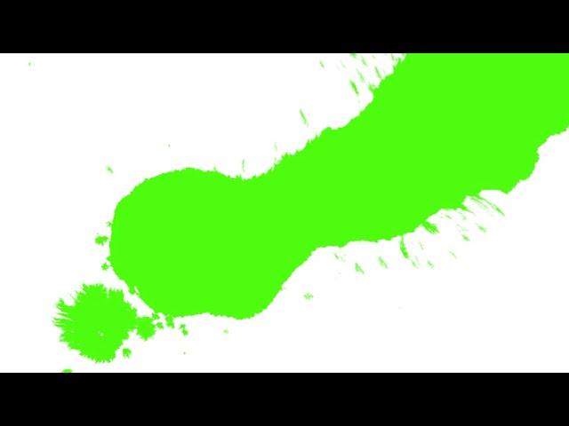 Green screen ink drop photo slideshow