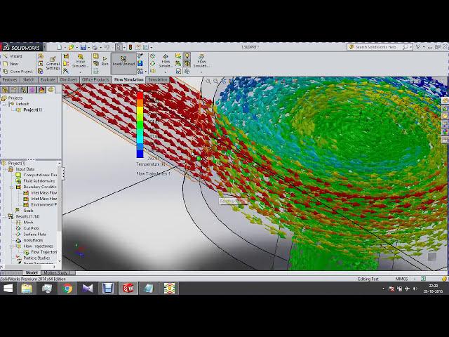 Basics of flow simulation in solidworks