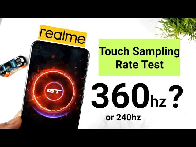 Realme GT Touch Sampling rate test 360hz but 