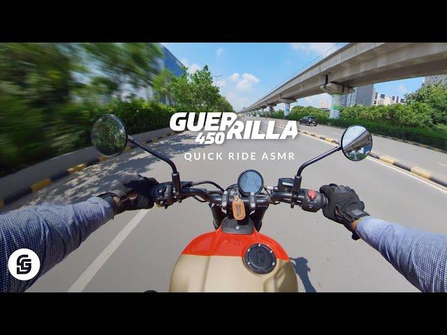 Royal Enfield GUERRILLA | RAW ENGINE SOUND | ASMR Ride