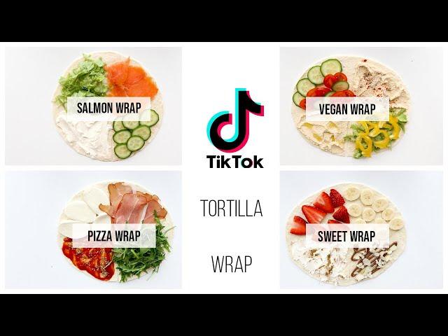 TIKTOK TORTILLA WRAP HACK | DELICIOUS TORTILLA WRAP | TIKTOK VIRAL TORTILLA WRAP FOLD