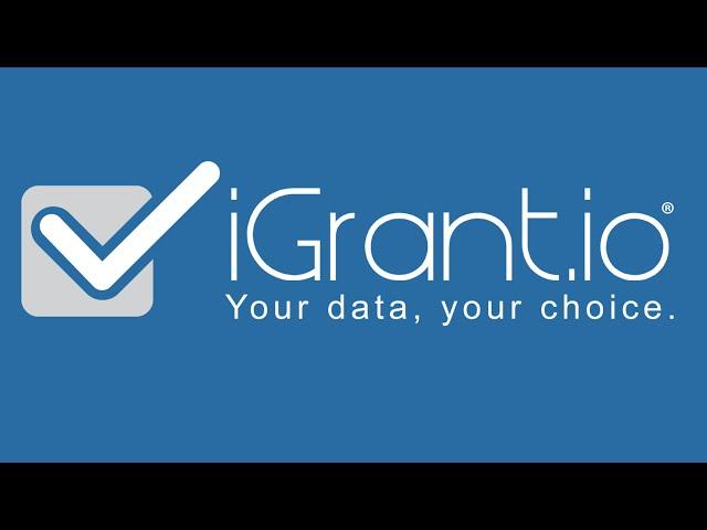 iGrant.io platform: Brief overview