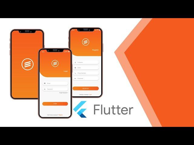 Login - Register Design - Flutter UI Design