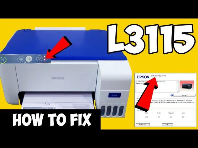 epson l3115 red light blinking solution, epson l3115 resetter free, 3115 printer service required