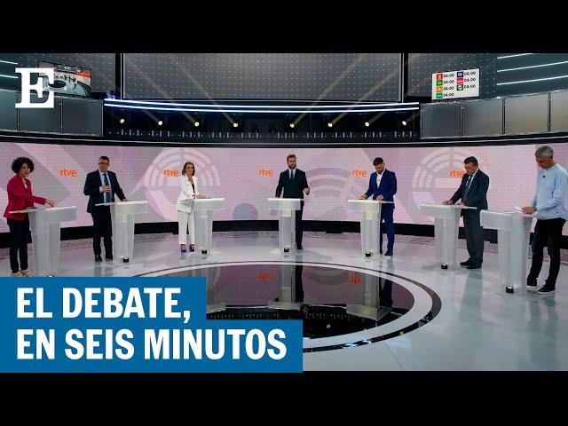 DEBATE 23J | Los mejores momentos del debate a siete de RTVE | EL PAÍS