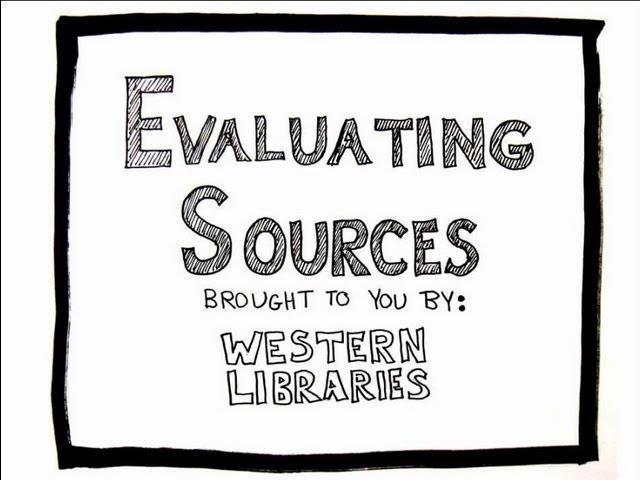 Evaluating Sources