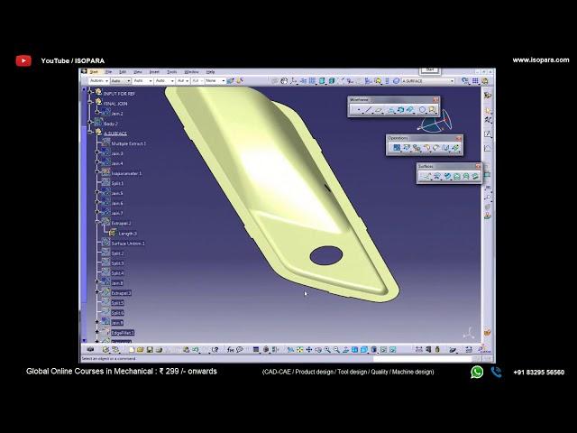 Dump to Para || Remastering || CATIA V5 || Plastic Product Design