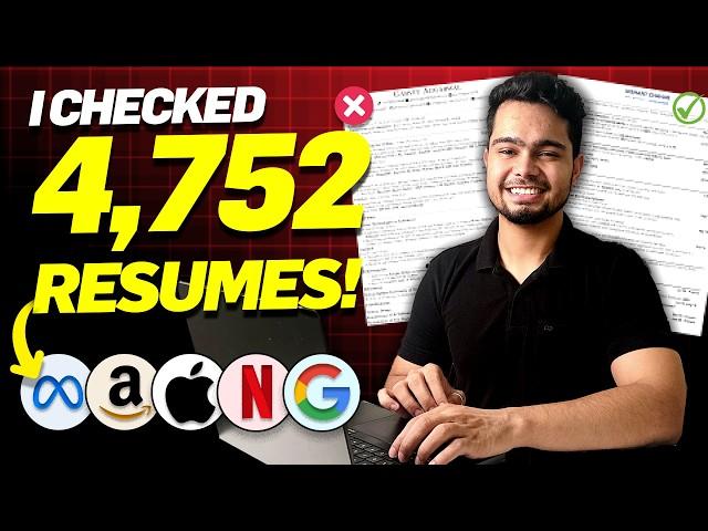 I reviewed 4752 resumes so that you can avoid these Resume Mistakes + Free Template!