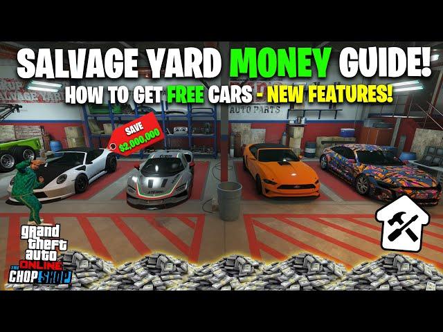 GTA Online SALVAGE YARD Money Guide (2024) | GET CARS 99% OFF | Business Guide To Make MILLIONS