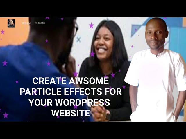 How to add Particles.js to wordpress website