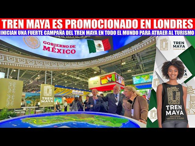 MIRA:ALISTAN LA LLEGADA DE NUEVA VERSION DEL TREN MAYA Y SIGUE LA PROMOCION EN EL EXTRANJERO