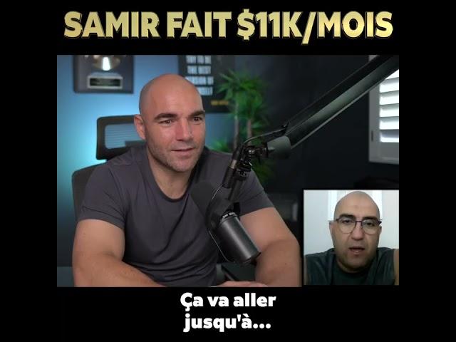 Samir fait 11k par mois grâce à sa boutique ecommerce