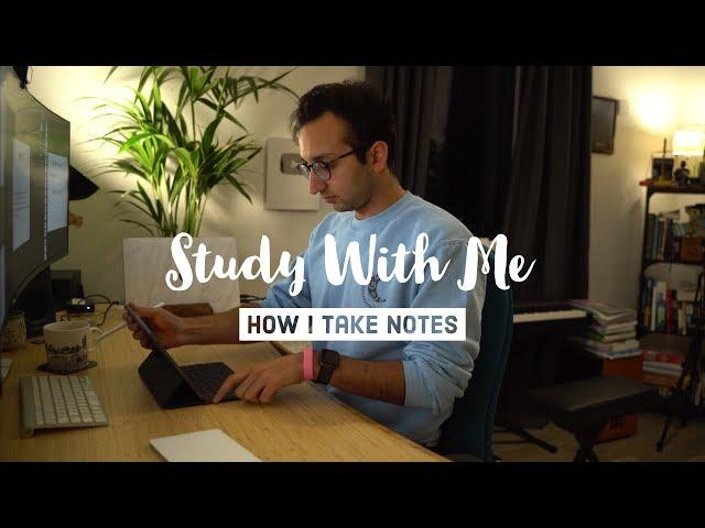 Study with Me + How I take Notes