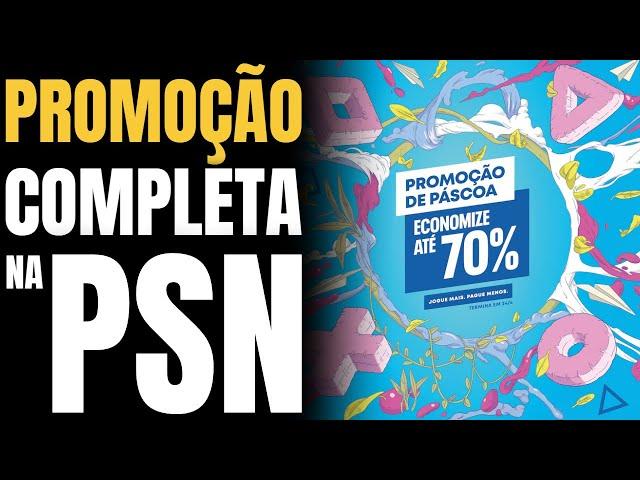 PROMOÇÃO DE PÁSCOA NA PSN +3600 itens para PS4 e PS5 com desconto na PSN!