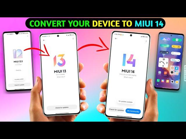  Install Miui 14 No Twrp, No Root | Convert Your Device To Miui 14 | Miui 12.5/Miui 13 To Miui 14