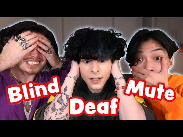 Blind, Deaf, and Mute Baking Challenge
