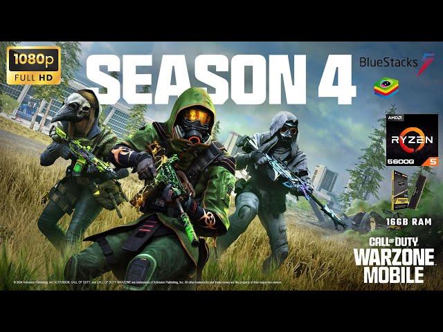 COD Warzone Mobile On PC | Bluestacks 5.21.210.1023 | Ryzen 5 5600G+16GB RAM | Gameplay - Benchmark