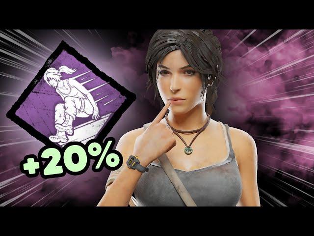 Lara Croft's new vault-speed perk is CLUTCH | Dead by Daylight