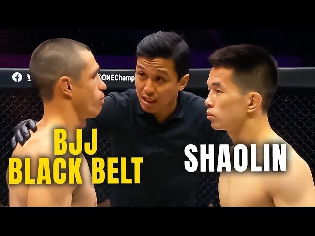 When A BJJ Black Belt & A Shaolin Monk Meet In MMA 