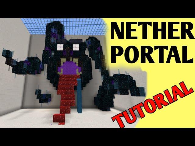 TOP 3 PORTALS Tutorial | New Design Minecraft Nether Portal