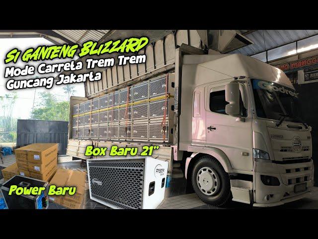 BLIZZARD Ontran Ontran ke Jakarta Mode Carreta dg Amunisi Baru 21" SPL AUDIO 