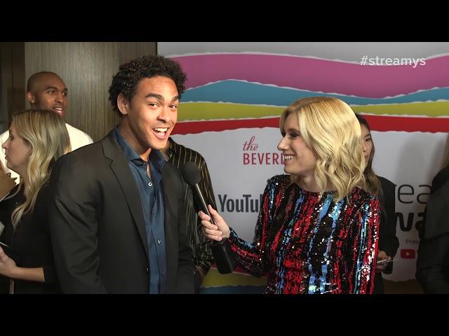 Trey Smith Red Carpet Interview - Streamys 2018