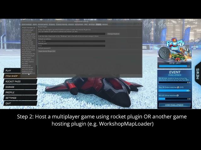 How to play Rocket League Custom Maps Online WITHOUT HAMACHI In Under a Minute!