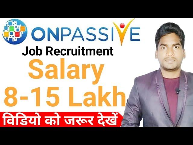 Onpassive Latest Update: Onpassive Job Recruitment 2021: Onpassive Soft Launch: Onpassive Webinar: