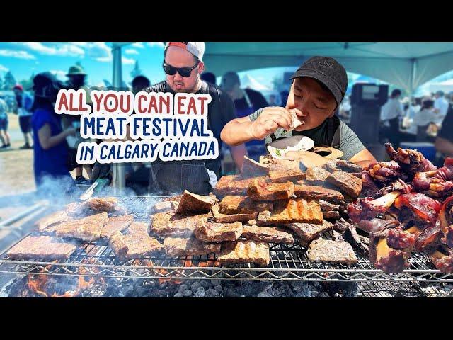 I Traveled to Canada for the LARGEST All You Can Eat “MEAT FESTIVAL” in North America!