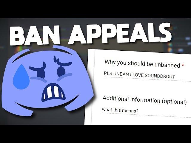 Reading YOUR Ban Appeals for Discord! (REALLY BAD)