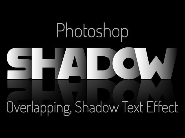 Photoshop: Create a Powerful, Dramatic, Deep, Overlapping Text Effect with Reflection