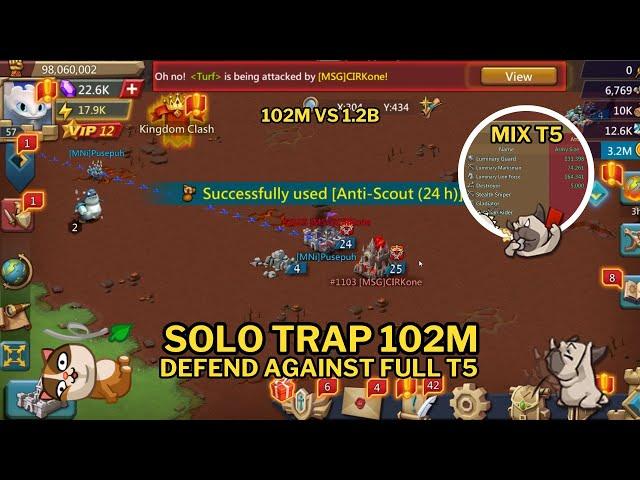 SOLO TRAP 102M DIHAJAR FULL T5 MIX‼️ | LORDS MOBILE INDONESIA