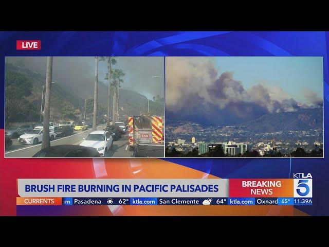 BREAKING NEWS: Wildfire in Pacific Palisades threatens homes, grows to 200 acres