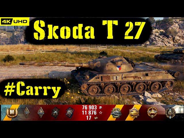 World of Tanks Škoda T 27 Replay - 10 Kills 4.1K DMG(Patch 1.6.1)