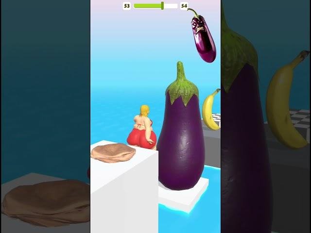 Fat girl vs All Fruits#shorts #gaming #youtubeshorts