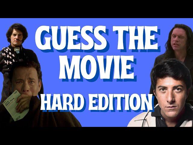 Guess The Movie Picture Quiz: Hard Edition - Test Your Film Knowledge (50 Questions)