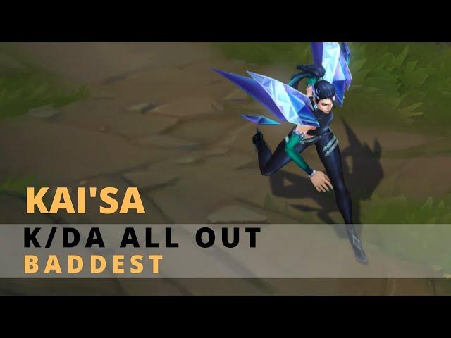 KDA All Out Kai'Sa BADDEST Chroma - League Of Legends