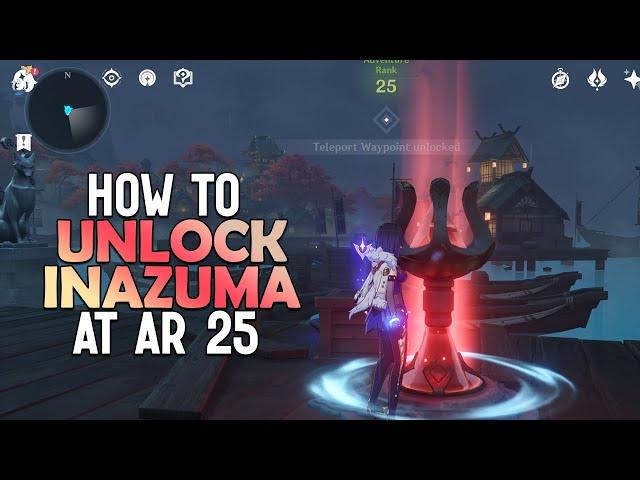 How to Unlock Inazuma at Low AR using Bug | Genshin Impact