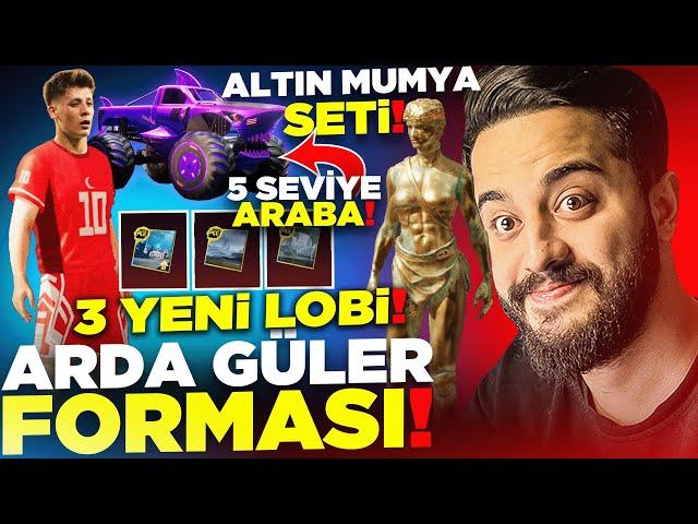 OYUNA ARDA GÜLER FORMASI GELDİ! (TÜRKİYE ÖZEL) YENİ PREMİUM SANDIK , ALTIN MUMYA SETİ! PUBG Mobile