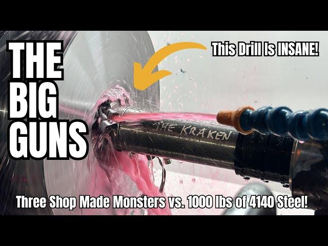 Monster Shop-Made Tools vs. 1000lbs of Steel (The Big Boring is a BEAST!)