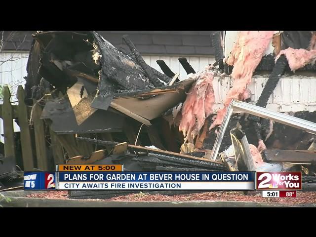 Plans for memorial garden at Bever home in Broken Arrow pushed back after fire