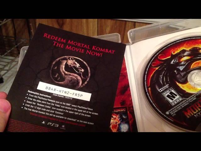 Mortal Kombat Komplete Edition PS3 unboxing HD