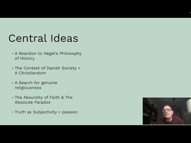 Understanding Existentialism: Søren Kierkegaard