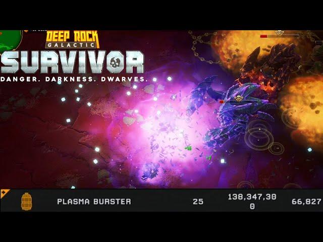 BURSTING THE GRAPHICS With Plasma Grenades! | Deep Rock Galactic: Survivor