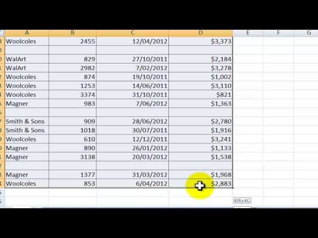 How to Delete Blank Rows in Excel