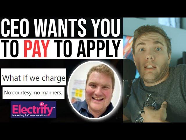 CEO GETS GHOSTED, NOW WANTS JOB SEEKERS TO PAY TO APPLY?! | #grindreel