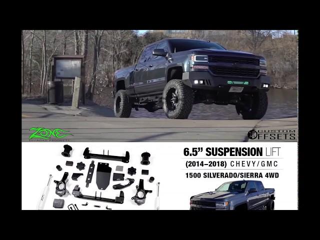 6.5 Zone Suspension Lift Kit for Chevy/GMC 1500 (14'-18')