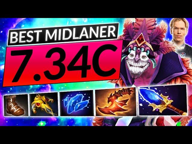 BEST MID LANE HERO in 7.34C? - The NEW WAY to Play Dazzle! - Dota 2 Build Guide